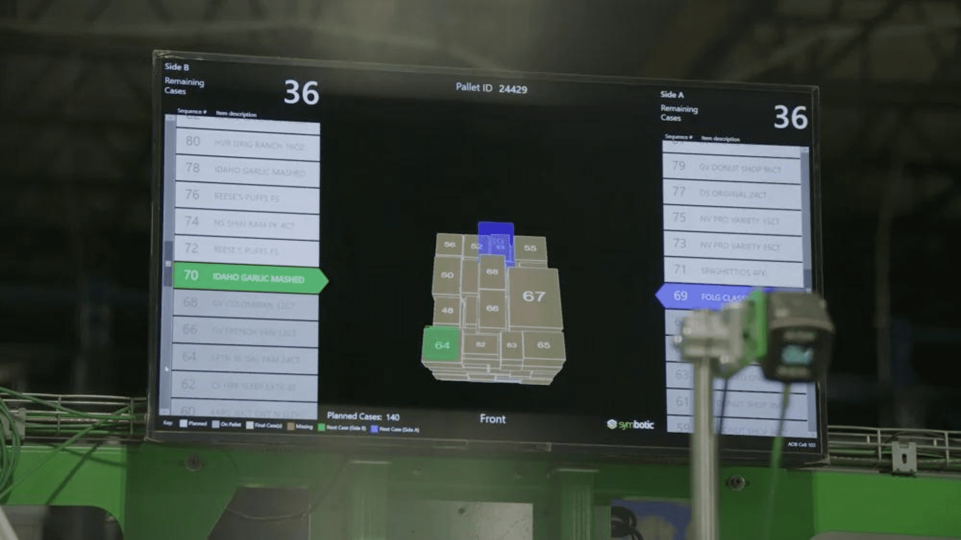 Symbotic AI software command center with real-time fleet analytics